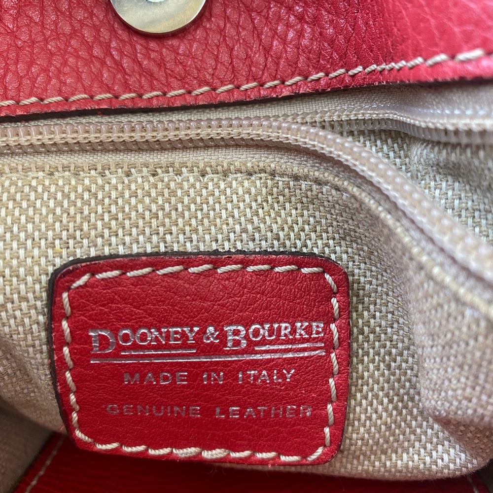Dooney & Bourke Bags | Leather Shoulder Bag | Color: Red